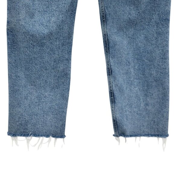 Citizens Of Humanity Florence Button Fly High Rise Crop Raw Hem Denim Jeans 24 - Picture 6 of 13